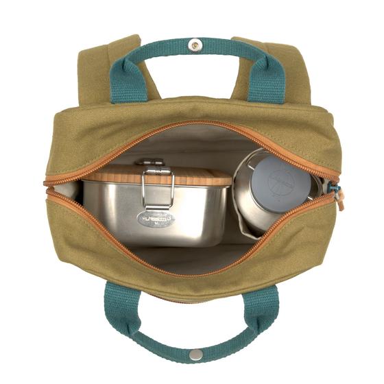 Lässig Kindergartenrucksack Square Little One & Me - Small Oliv