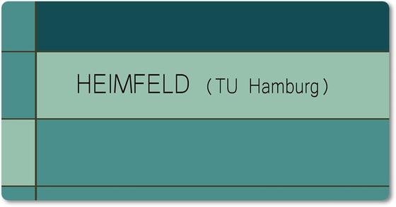S-Bahn Hamburg Kühlschrankmagnet  S-Bahnhof Heimfeld, schwarze Schrift auf türkisem Hintergrund TU Hamburg tom bäcker, Geschenkidee, Harburg, Rathaus