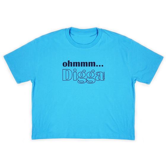 goldmarie OHMMM DIGGA T-Shirt - ozeanblau 