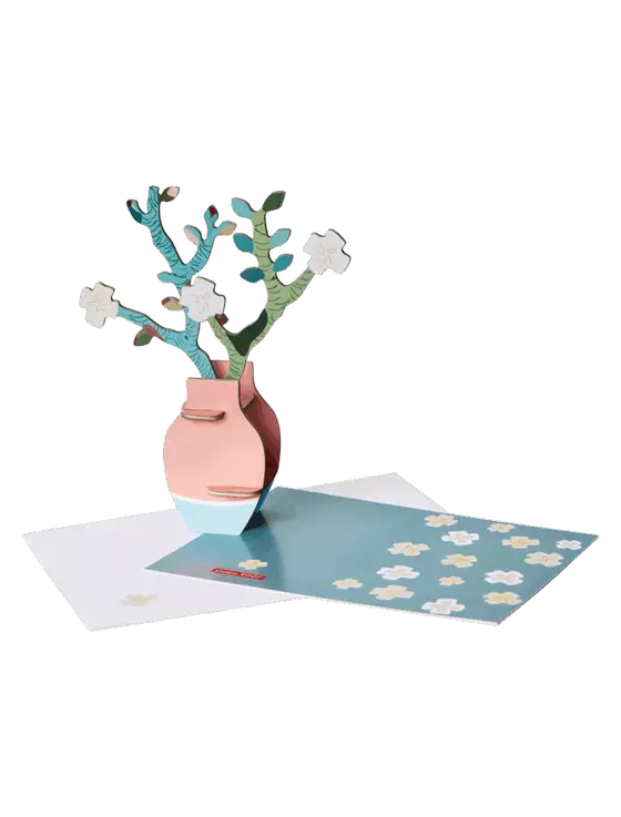 Studio Roof Pop Out Card Van Gogh Almond Blossom