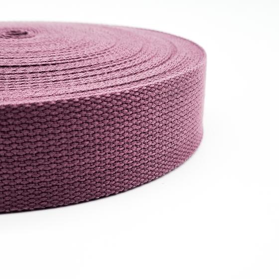 Gurtband Baumwolle 38mm - dusty grape