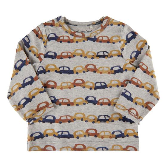 Langarmshirt "Autos", Biobaumwolle, grau
