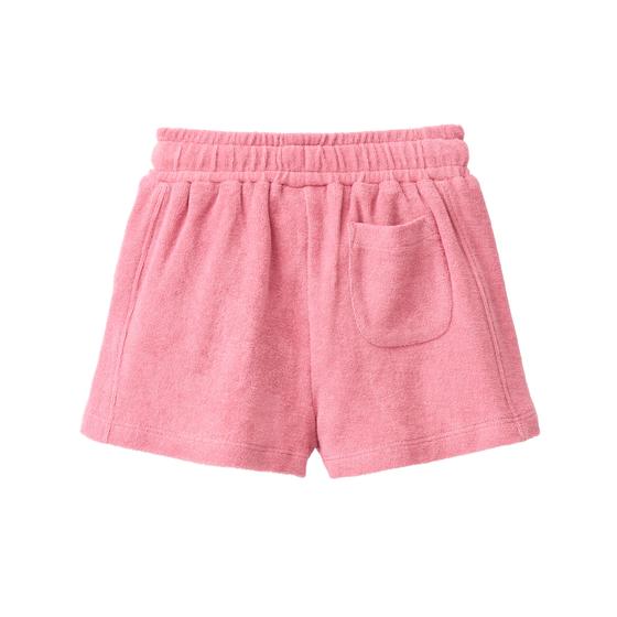 People wear Organic Frottee Shorts Himberrot