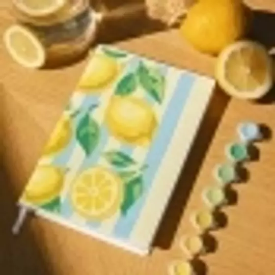 La Petite Épicerie Notizbuch Malen Nach Zahlen Zitronen 