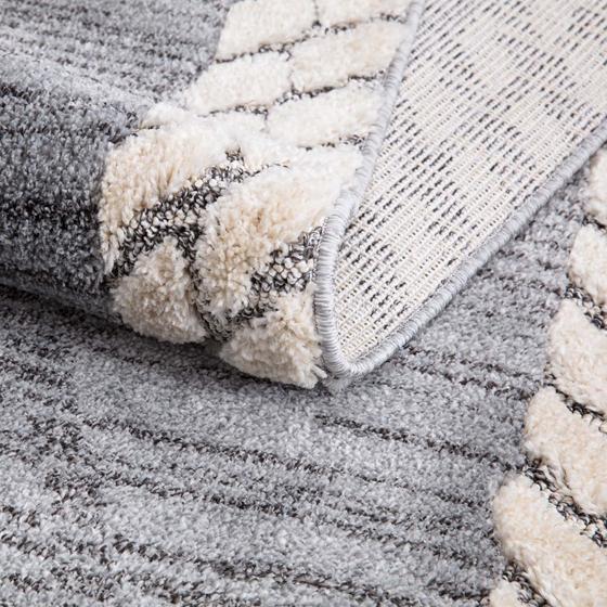 TT Valencia Teppich 160x230 cm grau beige