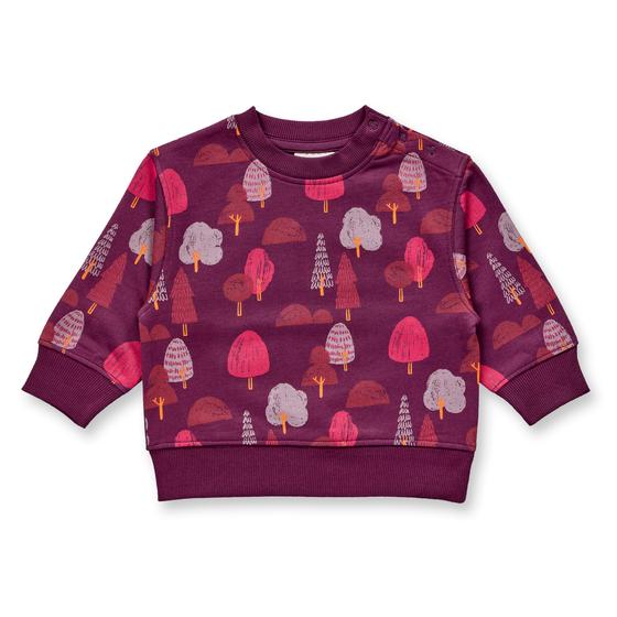 Sweatshirt "SIAM", Biobaumwolle, GOTS-zertifiziert, plum