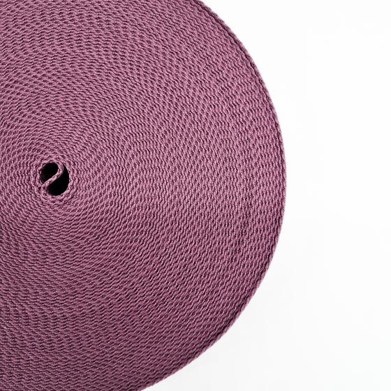 Gurtband Baumwolle 38mm - dusty grape
