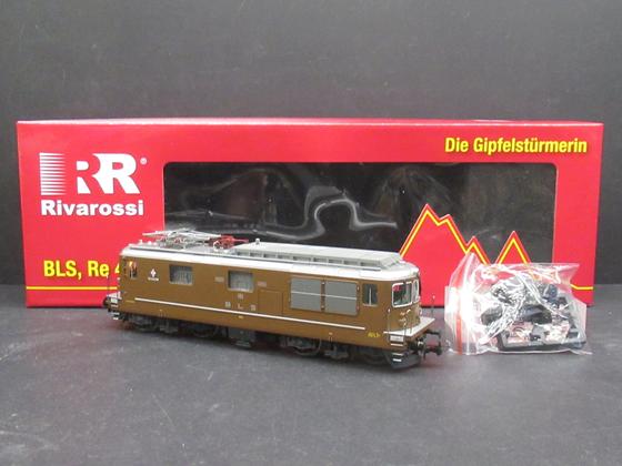 Rivarossi HR 2812S BLS E-Lok Re 4/4 161 Domodossola kurze Ausf. Sound Spur H0 OVP