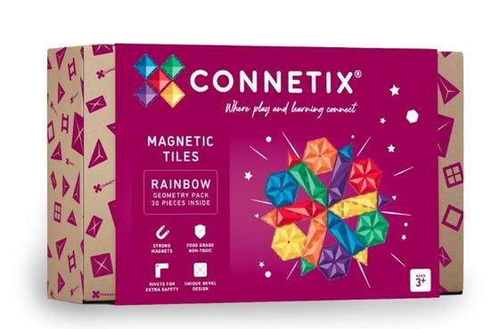 Connetix Magnetbausteine Geometry Pack Rainbow 30 Teile
