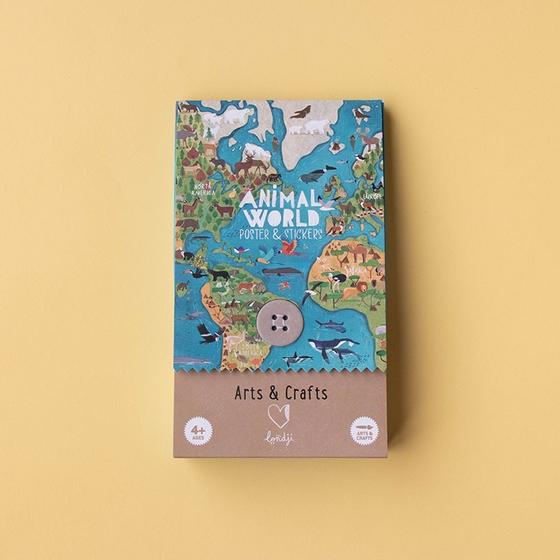 Londji Activity Animal World Poster & Sticker