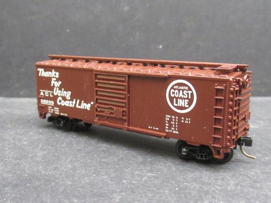 Atlas 3401 Atlantic Coast Line ACL 2825 Box Car Singel Door  braun Spur N