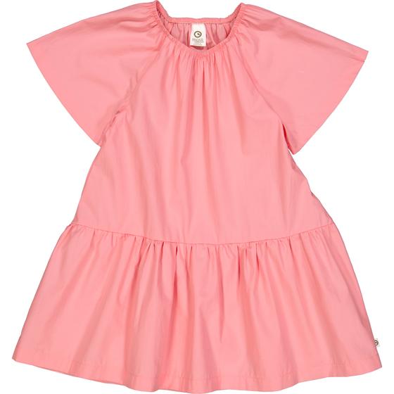 Müsli by Green Cotton Poplin Dress Bubblegum