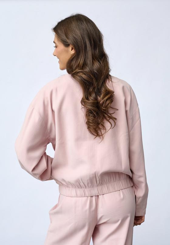 SISTERS POINT Bomberjacke Blouson Vabaia-Bomber1 - rosé