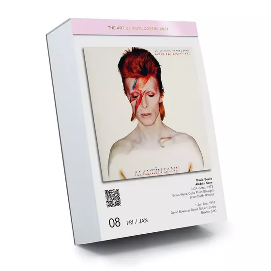 Tischkalender The Art of Vinyl Covers 2027