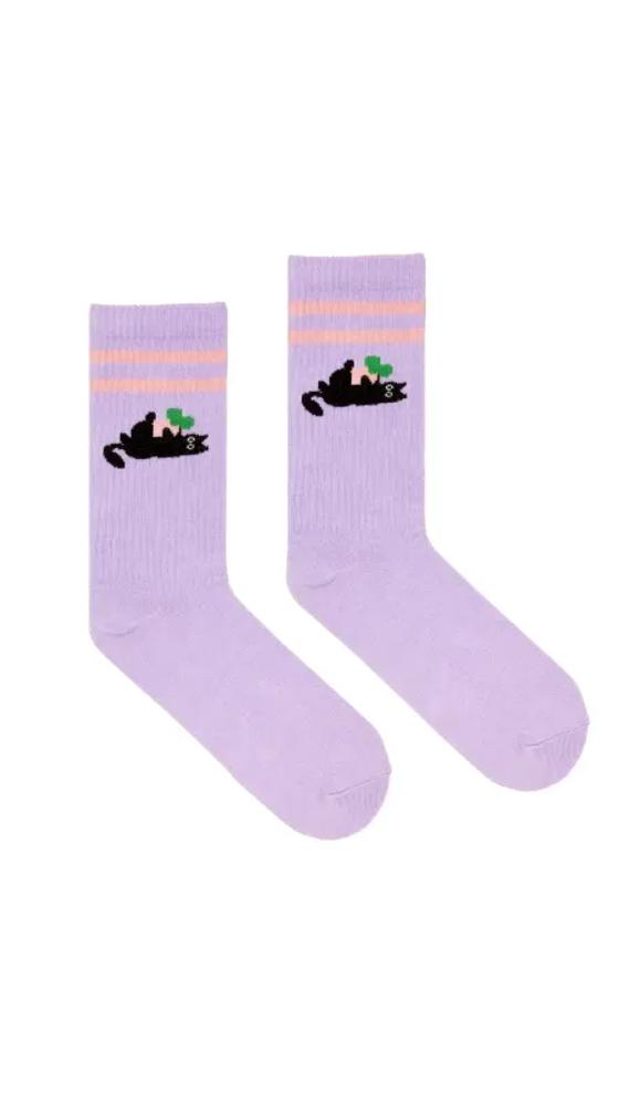 Socken Sport Organic Katze von Kabak