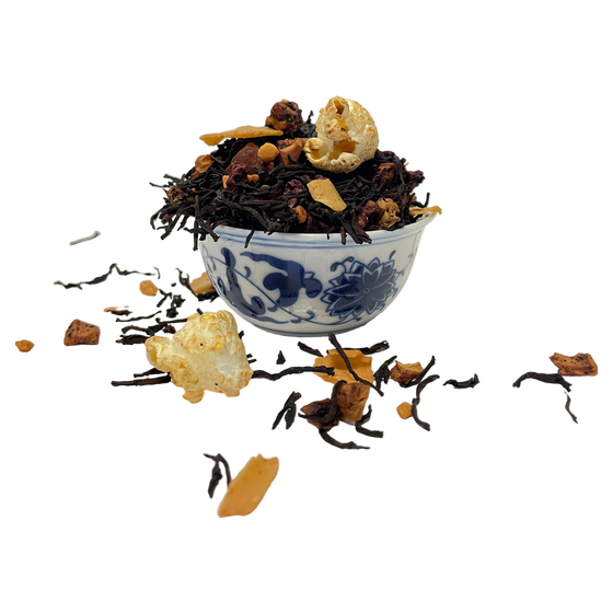 Schwarztee Knuspertraum, 100g Tüte