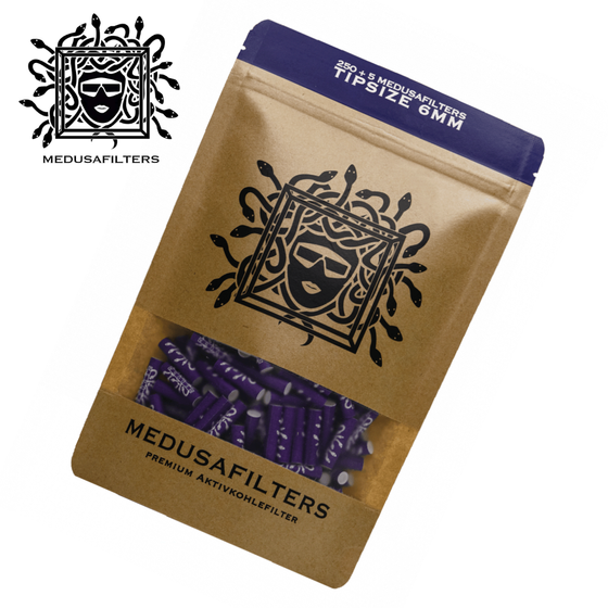 Aktivkohlefilter, MEDUSA, Violet, 250er