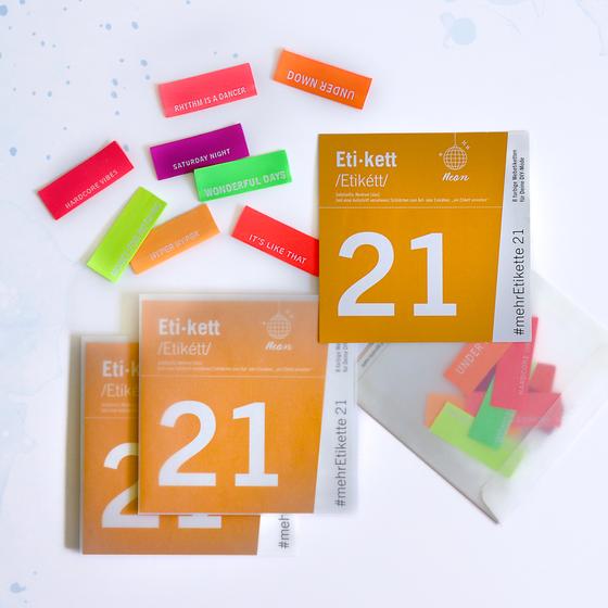 Label #mehrEtikette Edition 21 Music Neon