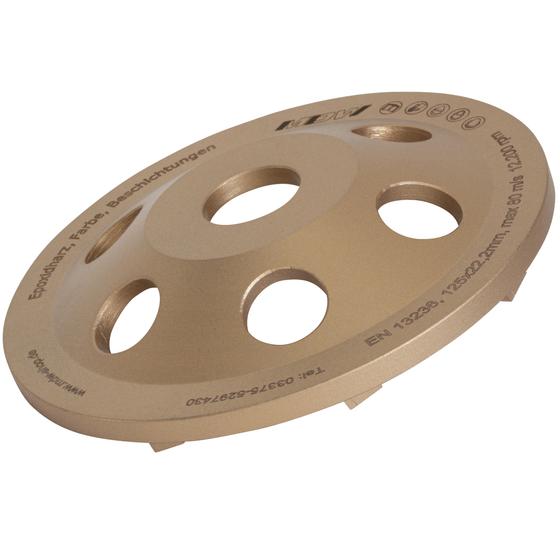 PKD-Schleifteller <br> Ø 125 / 180 mm <br> Dünne Beschichtungen