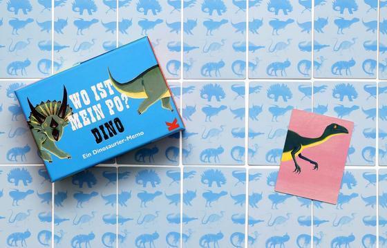 Laurence King  Spiel Tier Memo Wo ist mein Po?