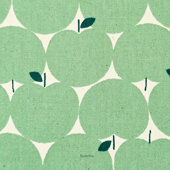 Sevenberry Canvas Apfel grün | Taschenstoff | Spreefee