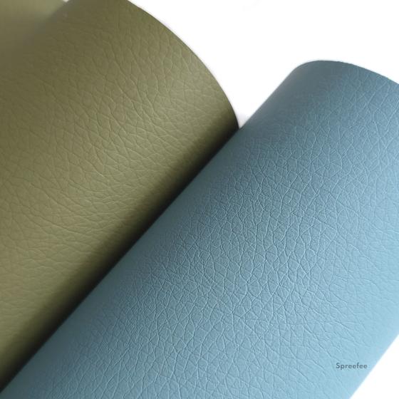 Kunstleder Spree - dusty blue
