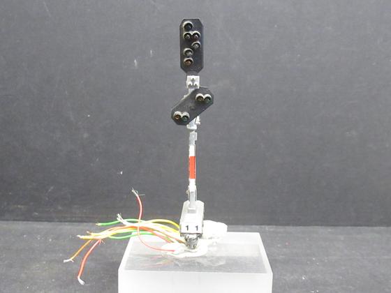 Brawa 8704 Licht Ausfahrsignal mit Vorsignal mit Stecksockel  (Glühlampen) Spur H0 OVP