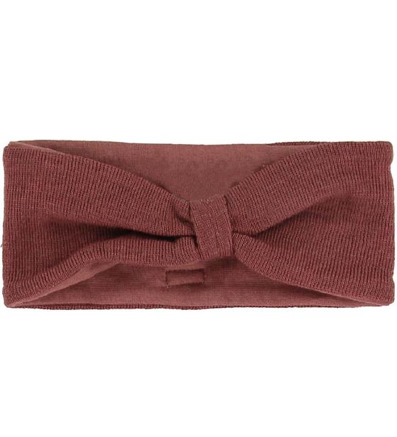 Racing Kids Woll Stirnband Schleife Dusty Heather