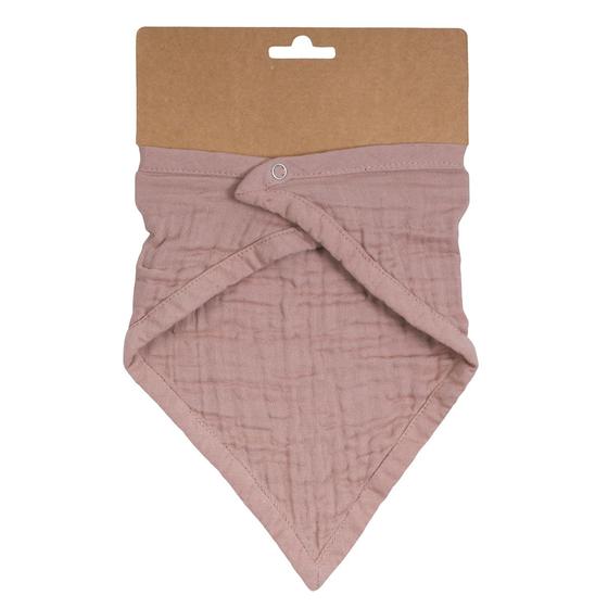 Müsli by Green Cotton Musselin Bib Rose Wood