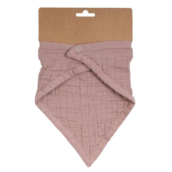 Müsli by Green Cotton Musselin Bib Rose Wood