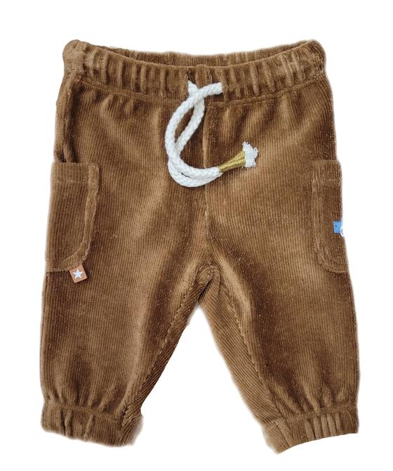 Feincord-Hose, Biobaumwoll-Mix, elastisch, zimt