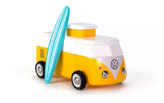 VW Beach Bus Sunset von Candylab