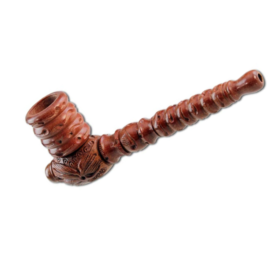 Holzpfeife, für 8mm Aktivkohlefilter, 3-teilig