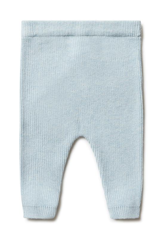 Puri Organic Strick Pant Perlfangstrick Hellblau