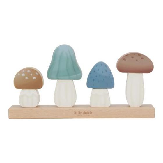 Little Dutch Steckpuzzle Stapelpilze Forest Friends