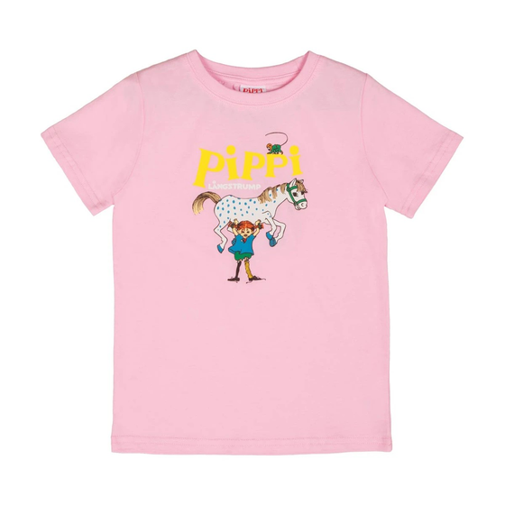 T-Shirt "Starke Pippi", Biobaumwolle, rosa