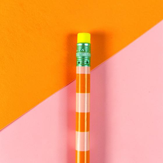 ava&yves Bleistift Stripes Rosa Orange