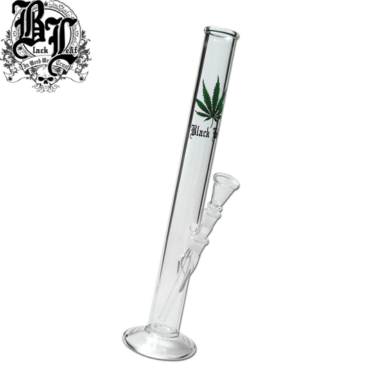 Glasbong, Black Leaf®, Zylinder, Blattmotiv