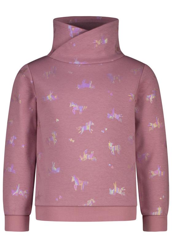Sweatshirt "Unicorn", angeraut, rose