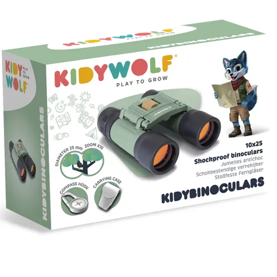 Kidywolf Fernglas 10-fache Vergrößerung Grün