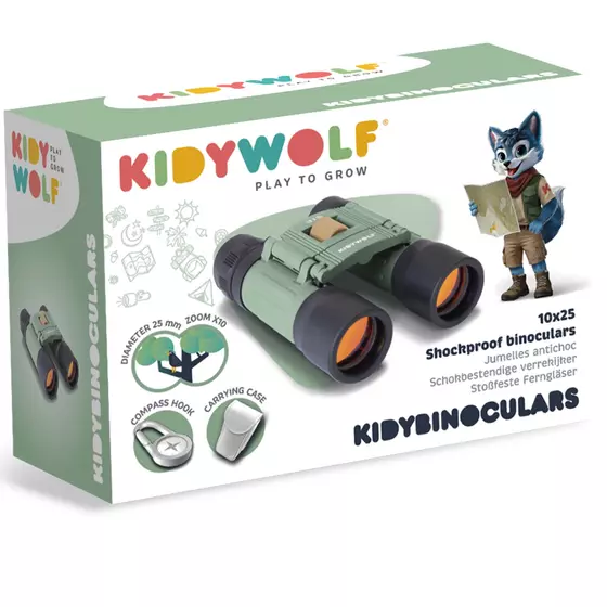Kidywolf Fernglas 10-fache Vergrößerung Grün