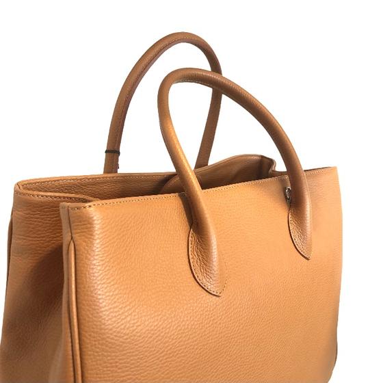 Maxima Handtasche groß  biscotto cognac