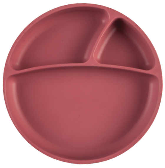 Portionsteller aus Premiumsilikon, rose
