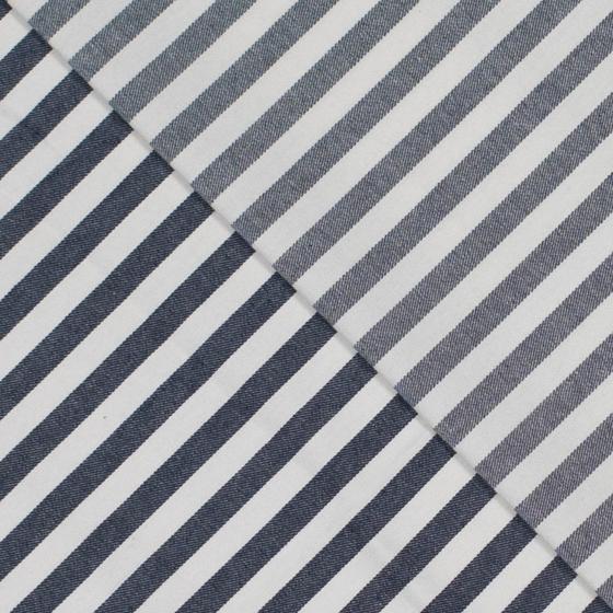 Garngefärbte Denim Streifen Canvas dunkelgrau bei Spreefee kaufen