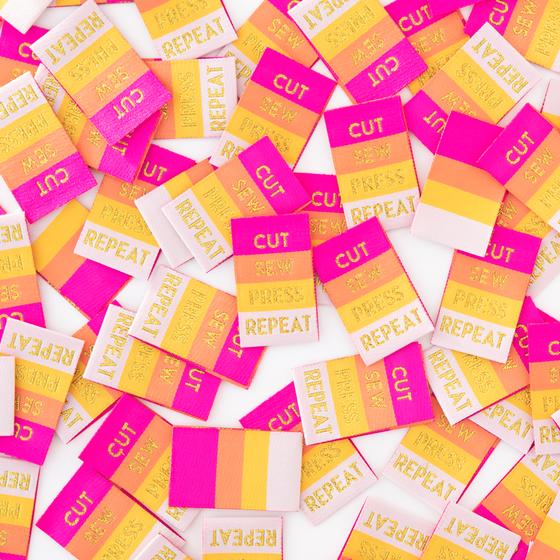 Sarah Hearts - Label "Cut Sew Press Repeat