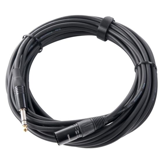GVI Mikrofonkabel XLRm - Klinke 10m 