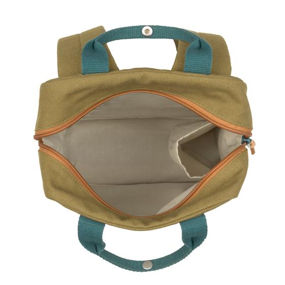 Lässig Kindergartenrucksack Square Little One & Me - Small Oliv