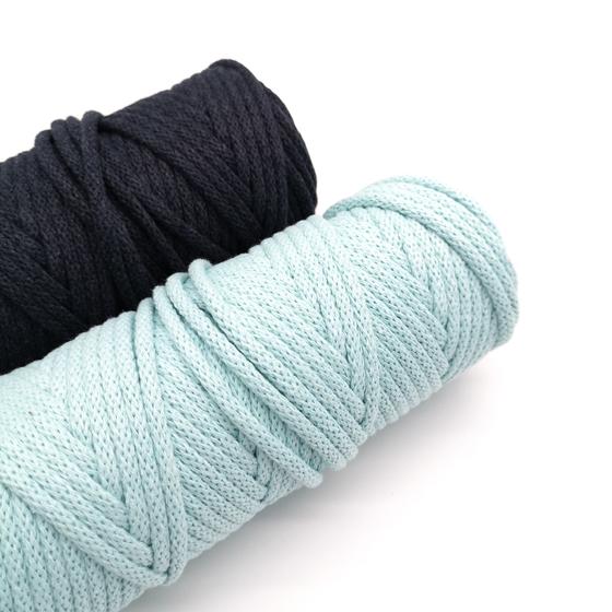 Kordel Baumwolle 5mm uni  - mint