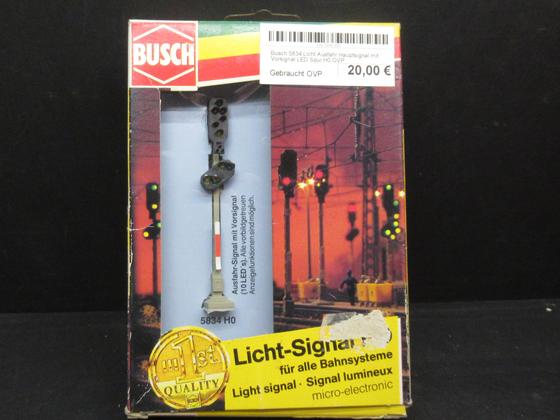 Busch 5834 LED Licht Hauptsignal m. Vorsingnal Spur H0