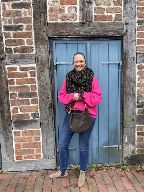 abro JUNA Hobo x-small, dunkelbraun